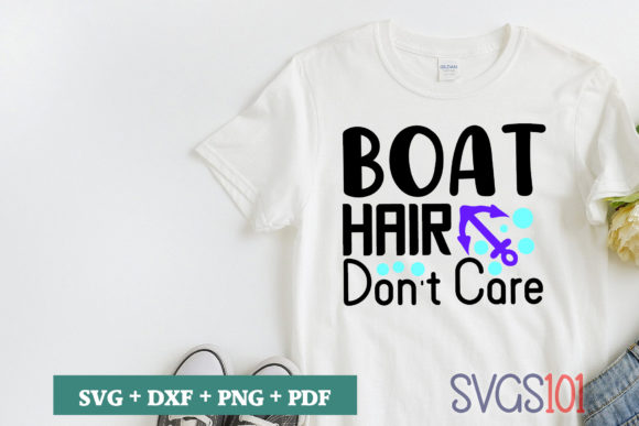 Boat Hair Don't Care: A Versatile SVG for T-Shirt Designs & Graphics