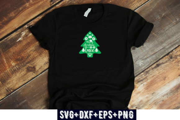 Christmas Design Merry Christmas Tree Graphics & T-Shirts