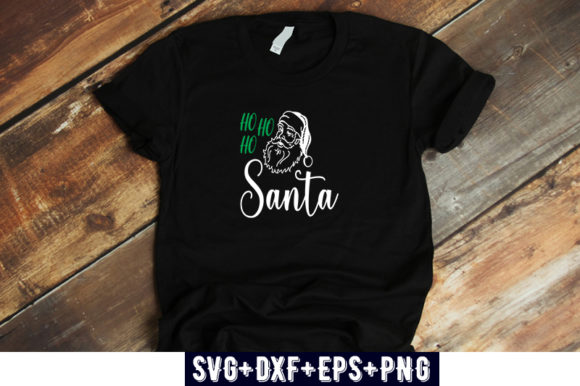 Christmas HO HO HO Santa Graphics for T-Shirt Designs