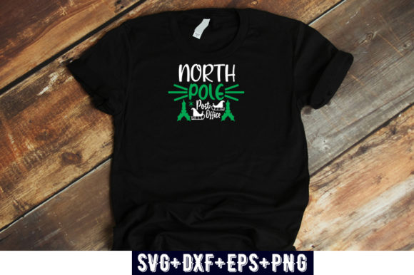 North Pole Post Office Christmas Graphics & T-Shirt Designs
